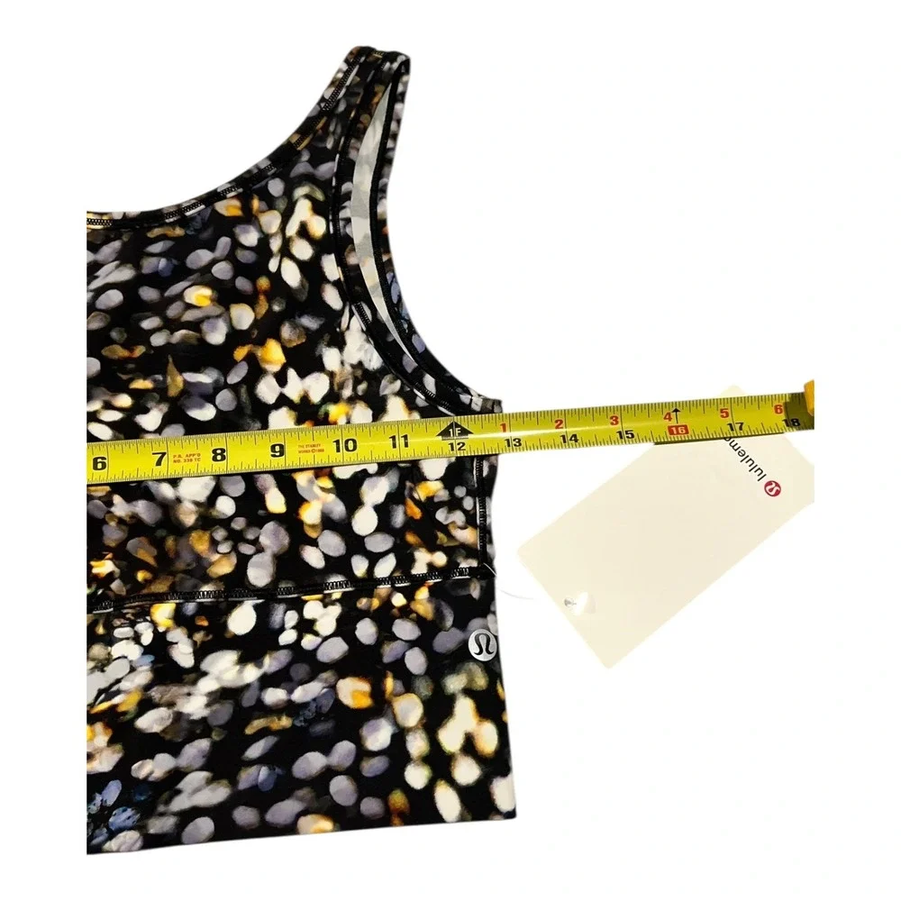 Lululemon Power Pivot Tank Metropolis Glow Women's 4 Cropped Athletic‎ NWT